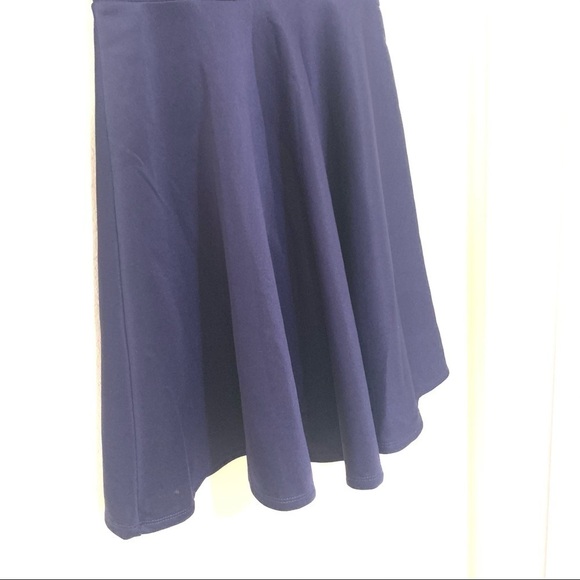 ALTAR’D STATE Navy Bon Appetit Skater Dress size M - Picture 4 of 8